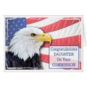 Daughter,commissioning with a bald eagle