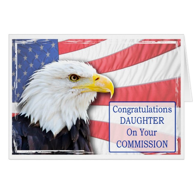Daughter,commissioning with a bald eagle (Front Horizontal)