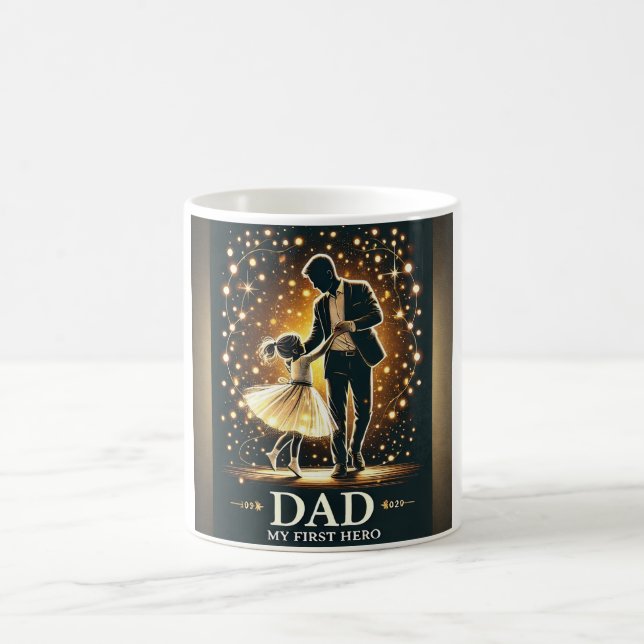 Daughter Dance Under Fairy Lights  Coffee Mug (Center)
