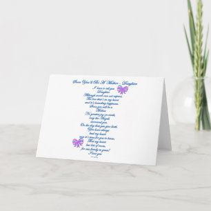 Daughter Expecting 1st Baby Card