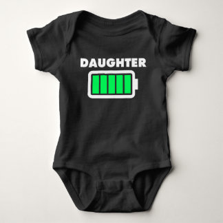 Daughter Full Battery Baby Bodysuit