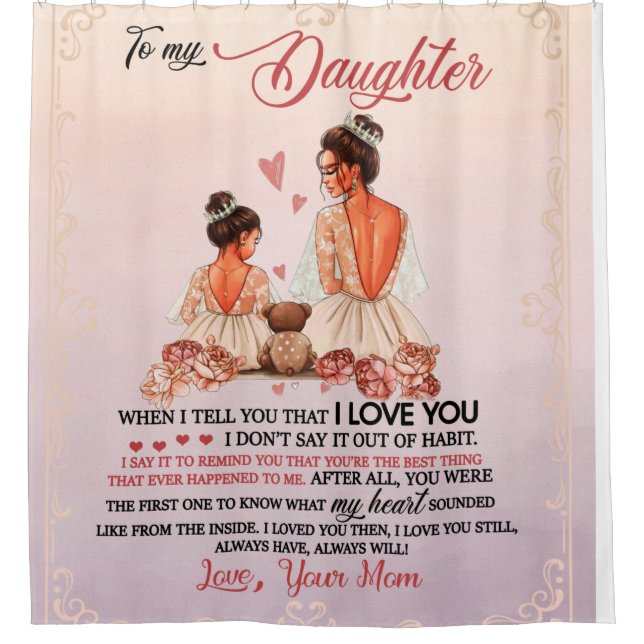 Daughter Gift | Letter To My Daughter From Mom (Front)