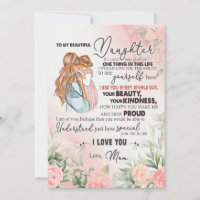Daughter Gift | Letter To My Daughter From Mom