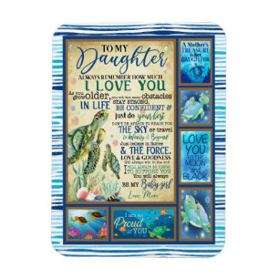 Daughter Gift Letter To My Daughter From Mom Magnet