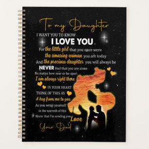 Daughter Gift  Letter To My Daughter Love From Dad Planner