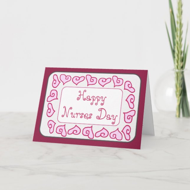 DAUGHTER - Happy Nurses Day Customizable Card (Front)