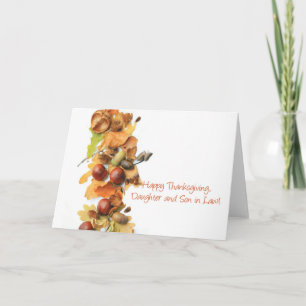 Daughter & Husband  Thanksgiving Card