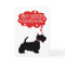 Daughter-in-La Birthday Scottish Terrier Silhouett
