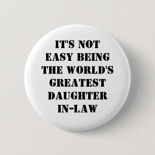 Daughter-In-Law 2 Inch Round Button