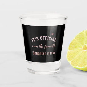 Daughter In Law Birthday Christmas  From Mor Shot Glass