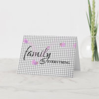 Daughter-in-law Birthday Grey Gingham