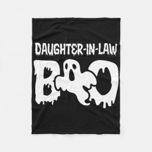 Daughter-in-law Boo Matching Family Halloween Fleece Blanket