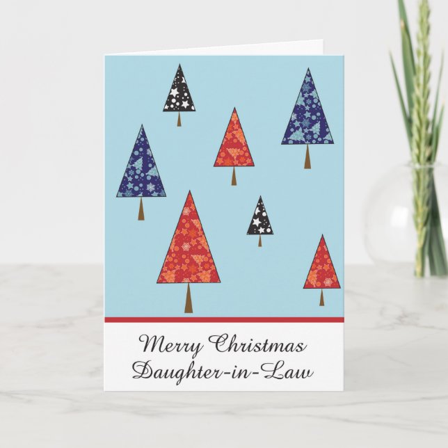 Daughter in law christmas greeting cards (Front)