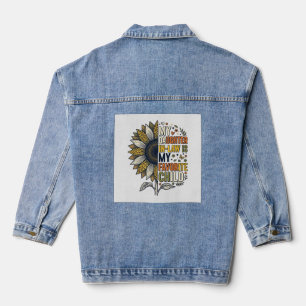 Daughter In Law Favorite Child Sunflower Vintage S Denim Jacket