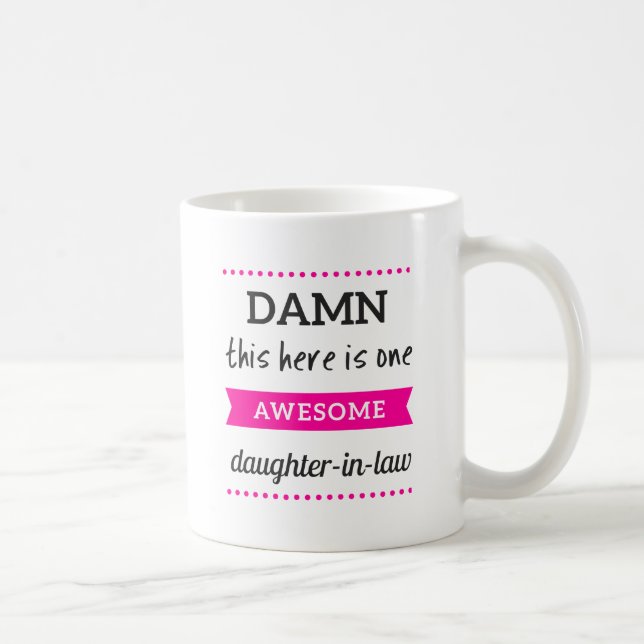 Daughter in Law Future New Gift Idea Coffee Mug (Right)