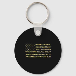 Daughter-in-law Is My Favourite Child Fathers Day Keychain