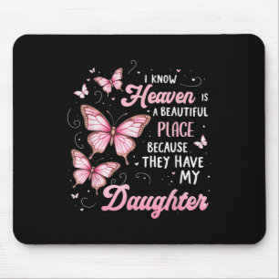 Daughter Is My Guardian Angel In Heaven Memorial D Mouse Pad