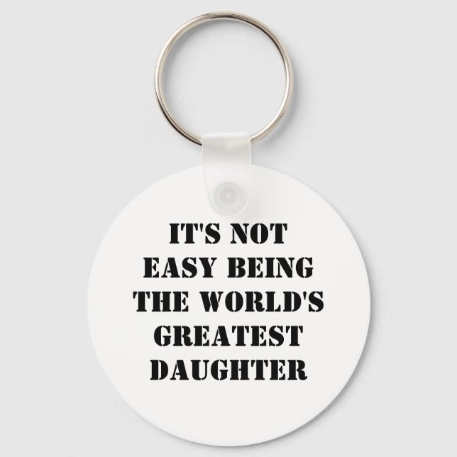 Daughter Keychain (Front)