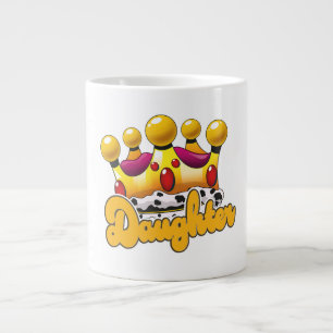 Daughter Kings crown Large Coffee Mug