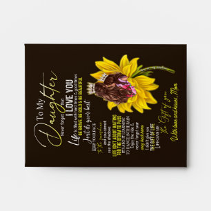 Daughter Lovers To My Daughter Love Mom Envelope