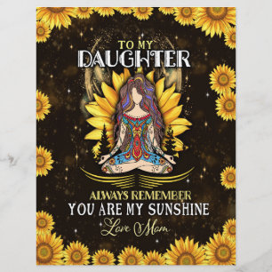 Daughter Lovers To My Daughter Love Mom Letterhead