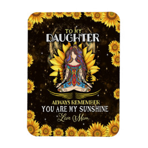 Daughter Lovers To My Daughter Love Mom Magnet