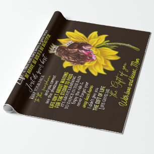 Daughter Lovers To My Daughter Love Mom Wrapping Paper