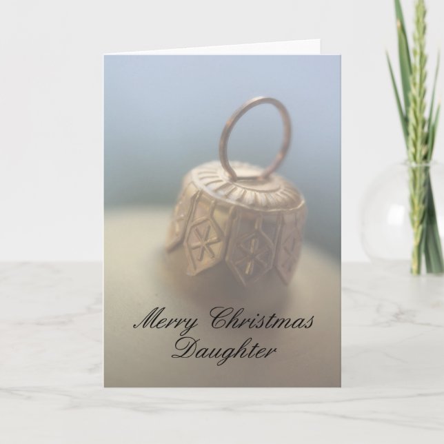 Daughter  Merry Christmas card (Front)