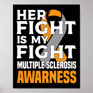 Daughter Mother Multiple Sclerosis Awareness Women Poster