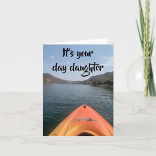 *DAUGHTER* "NICE SMOOTH RIDE" FOR YOUR BIRTHDAY CARD