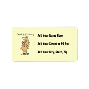 Daughter - Nuts About My Mom T-shirts and Gifts Label
