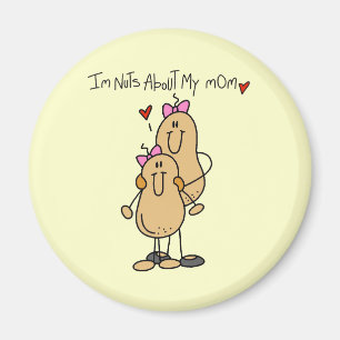 Daughter - Nuts About My Mom T-shirts and Gifts Magnet