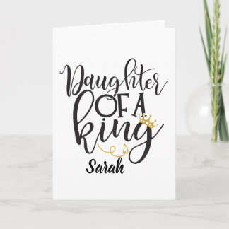 Daughter of a King  Card