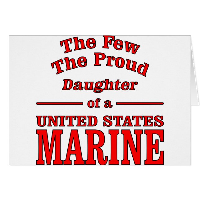 Daughter Of A United States Marine (Front Horizontal)