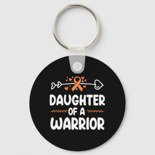 Daughter Of A Warrior Shirts Kidney Cancer Keychain
