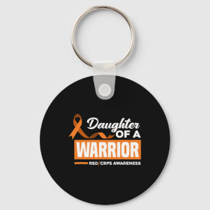 Daughter Of A Warrior Support Supporter Rsd Crps A Keychain