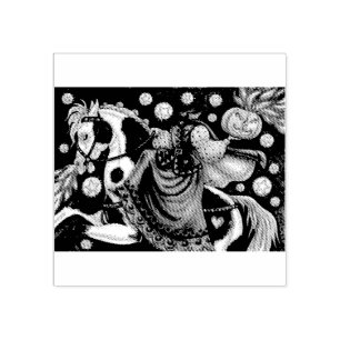 DAUGHTER OF SLEEPY HOLLOW HALLOWEEN RUBBER STAMP