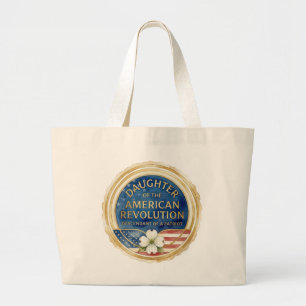 Daughter of the American Revolution Patriot USA Large Tote Bag