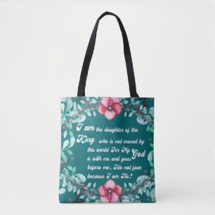 Daughter Of The King Christian Inspirational Tote Bag