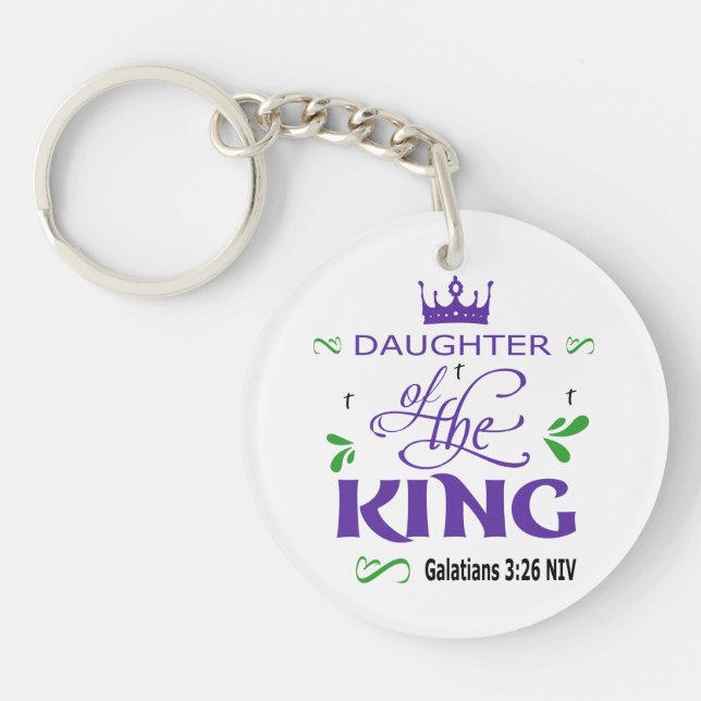 Daughter Of The King  Keychain (Front)