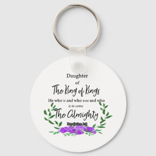 Daughter of the KING Keychain