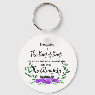 Daughter of the KING Keychain