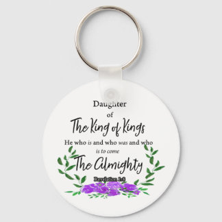 Daughter of the KING Keychain