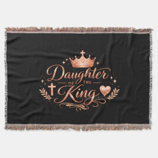 Daughter of the King Throw Blanket