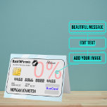 Daughter or Son Fake Credit Birthday Card<br><div class="desc">What parent wouldn't want to give their son or daughter a credit card to max out for their birthday, with their being no financial consequences? Outside is a perfect replica of a credit card. Inside we've written just the right message to speak to the moment; but you can customize it...</div>