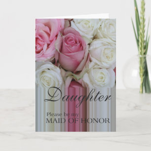 Daughter, Please be my Maid of Honour? Invitation
