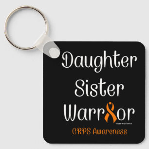 Daughter Sister Warrior...CRPS Keychain