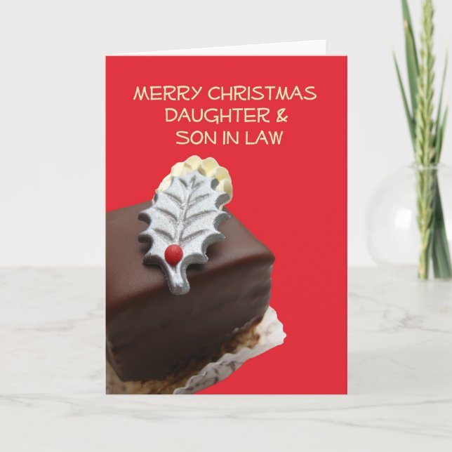Daughter & Son in Law Merry Christmas card (Front)