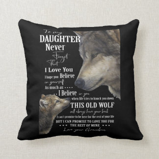 Daughter Throw Pillow