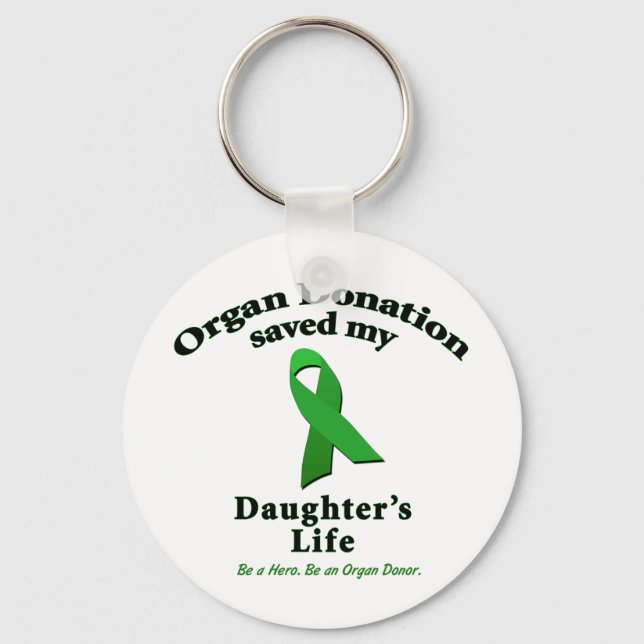 Daughter Transplant Keychain (Front)